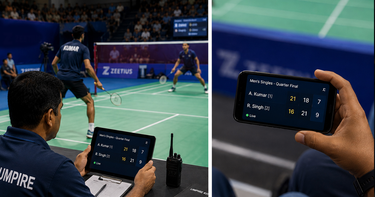 Live Scoring at Scale: What Happens Between the Umpire's Tap and the Fan's Screen